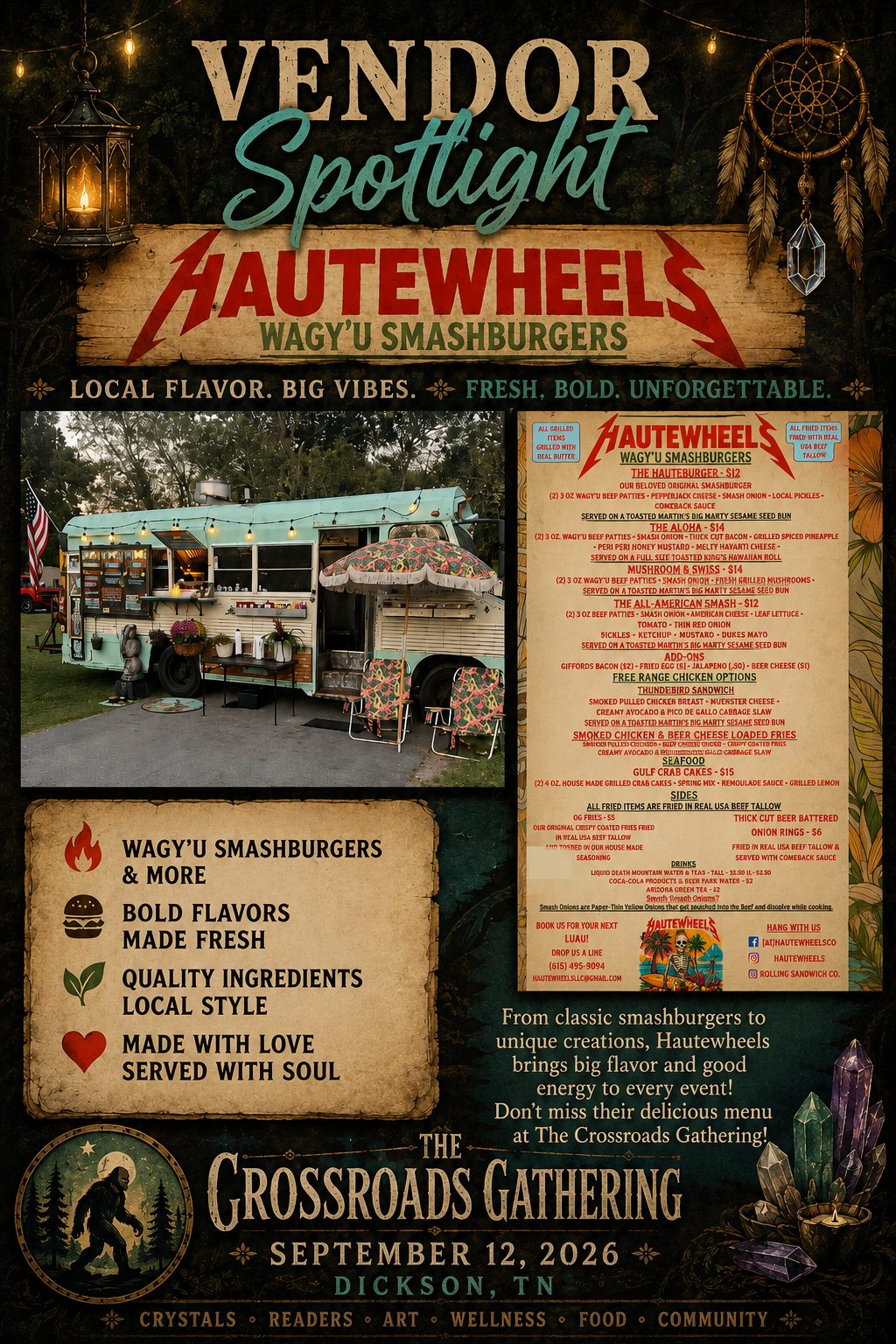 Hautewheels Wagy'u Smashburgers